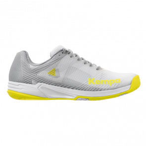 Zapatilla de balonmano WING 2.0 WOMEN blanco/amarillo fluor KEMPA