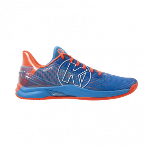 Zapatilla de balonmano ATTACK ONE 2.0 kempa azul/rojo fluor KEMPA