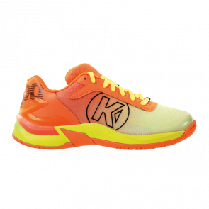 Zapatilla de balonmano ATTACK 2.0 JUNIOR naranja fluor/amarillo fl KEMPA