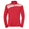 LIGA 2.0 JERSEY CON CREMALLERA 1/4 rojo/blanco UHLSPORT