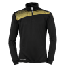 LIGA 2.0 JERSEY CON CREMALLERA 1/4 negro/dorado UHLSPORT