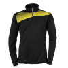 LIGA 2.0 JERSEY CON CREMALLERA 1/4 negro/lima amarillo UHLSPORT