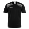 GOAL POLYESTER TRAINING T-SHIRT negro/blanco UHLSPORT