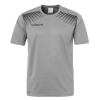 GOAL POLYESTER TRAINING T-SHIRT gris oscuro mezcla/negro UHLSPORT