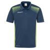 GOAL POLO petróleo/verde flash UHLSPORT