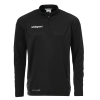 SCORE 1/4 ZIP TOP negro/blanco UHLSPORT