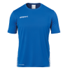SCORE TRAINING T-SHIRT azur/blanco UHLSPORT