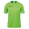 SCORE TRAINING T-SHIRT verde fluor/negro UHLSPORT