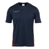 SCORE TRAINING T-SHIRT marine/fluo rot UHLSPORT