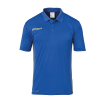 SCORE POLO SHIRT azur/lima amarillo UHLSPORT