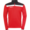 OFFENSE 23 1/4 ZIP TOP rojo/negro/blanco UHLSPORT