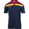 OFFENSE 23 POLO SHIRT azul marino/burdeos/amari UHLSPORT