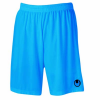 CENTER BASIC II Shorts without slip cyan UHLSPORT