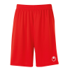 CENTER II Shorts with slip inside rojo UHLSPORT