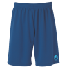 CENTER II Shorts with slip inside azul marino 14/celeste UHLSPORT