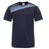 LIGA 2.0 CAMISETA MC azul marino/celeste UHLSPORT