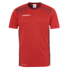 GOAL CAMISETA MC rojo/burdeos UHLSPORT