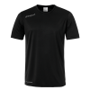 ESSENTIAL CAMISETA MC negro/blanco UHLSPORT