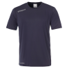 ESSENTIAL CAMISETA MC azul marino/blanco UHLSPORT