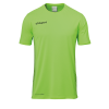 SCORE KIT SS verde fluor/negro UHLSPORT