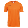 SCORE KIT SS naranja fluor/negro UHLSPORT