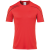 STREAM 22 SHIRT SHORTSLEEVED ROJO/NEGRO UHLSPORT