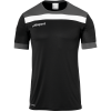 OFFENSE 23 SHIRT SHORTSLEEVED negro/antracita/blanco UHLSPORT