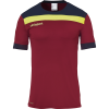 OFFENSE 23 SHIRT SHORTSLEEVED burdeos/azul marino/amari UHLSPORT
