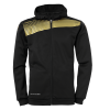 LIGA 2.0 CAZADORA CON CAPUCHA negro/dorado UHLSPORT