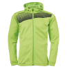 LIGA 2.0 CAZADORA CON CAPUCHA verde flash/negro UHLSPORT