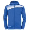 LIGA 2.0 CAZADORA CON CAPUCHA azur/blanco UHLSPORT