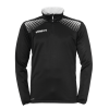 GOAL JERSEY CON CREMALLERA DE 1/4 negro/blanco UHLSPORT