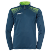 GOAL JERSEY CON CREMALLERA DE 1/4 petróleo/verde flash UHLSPORT