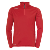 ESSENTIAL 1/4 ZIP TOP rojo/blanco UHLSPORT