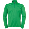 ESSENTIAL 1/4 ZIP TOP verde/blanco UHLSPORT