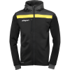 OFFENSE 23 MULTI HOOD JACKET negro/antracita/lima amar UHLSPORT