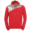 CORE 2.0 HOODY rojo/gris oscuro mezcla KEMPA