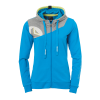CORE 2.0 HOOD JACKET WOMEN kempa azul/gris oscuro me KEMPA