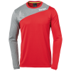CORE 2.0 LONGSLEEVE rojo/gris oscuro mezcla KEMPA