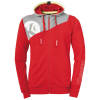CORE 2.0 HOOD JACKET rojo/gris oscuro mezcla KEMPA
