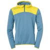 EMOTION 2.0 QUARTER ZIP HOODY blue KEMPA