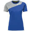 CORE 2.0 SHIRT WOMEN azul royal/gris oscuro me KEMPA