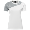 CORE 2.0 SHIRT WOMEN blanco/gris oscuro mezcla KEMPA