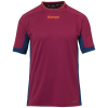 PRIME SHIRT rojo oscuro/azul deep KEMPA