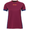 PRIME SHIRT WOMEN rojo oscuro/azul deep KEMPA