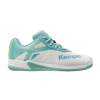 Zapatilla de balonmano WING 2.0 JUNIOR blanco/turquesa KEMPA