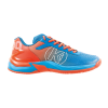 Zapatilla de balonmano ATTACK 2.0 JUNIOR kempa azul/rojo fluor KEMPA
