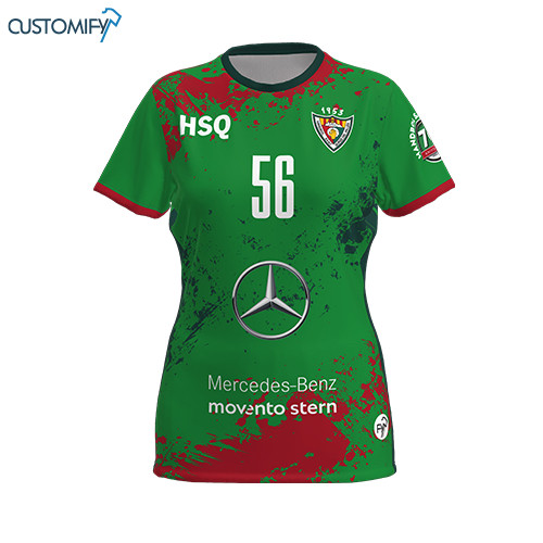 Camiseta de juego Customify, 1ª equip. verde CH SANT QUIRZE, Mujer