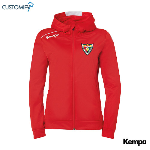 Chaqueta de chándal rojo/blanco CH SANT QUIRZE, Mujer