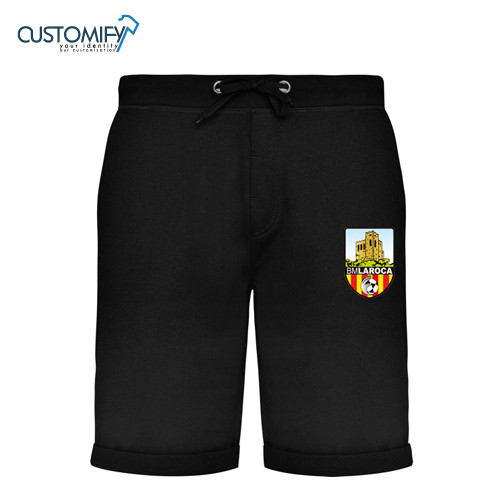 Bermuda esportiva negre, BM LA ROCA